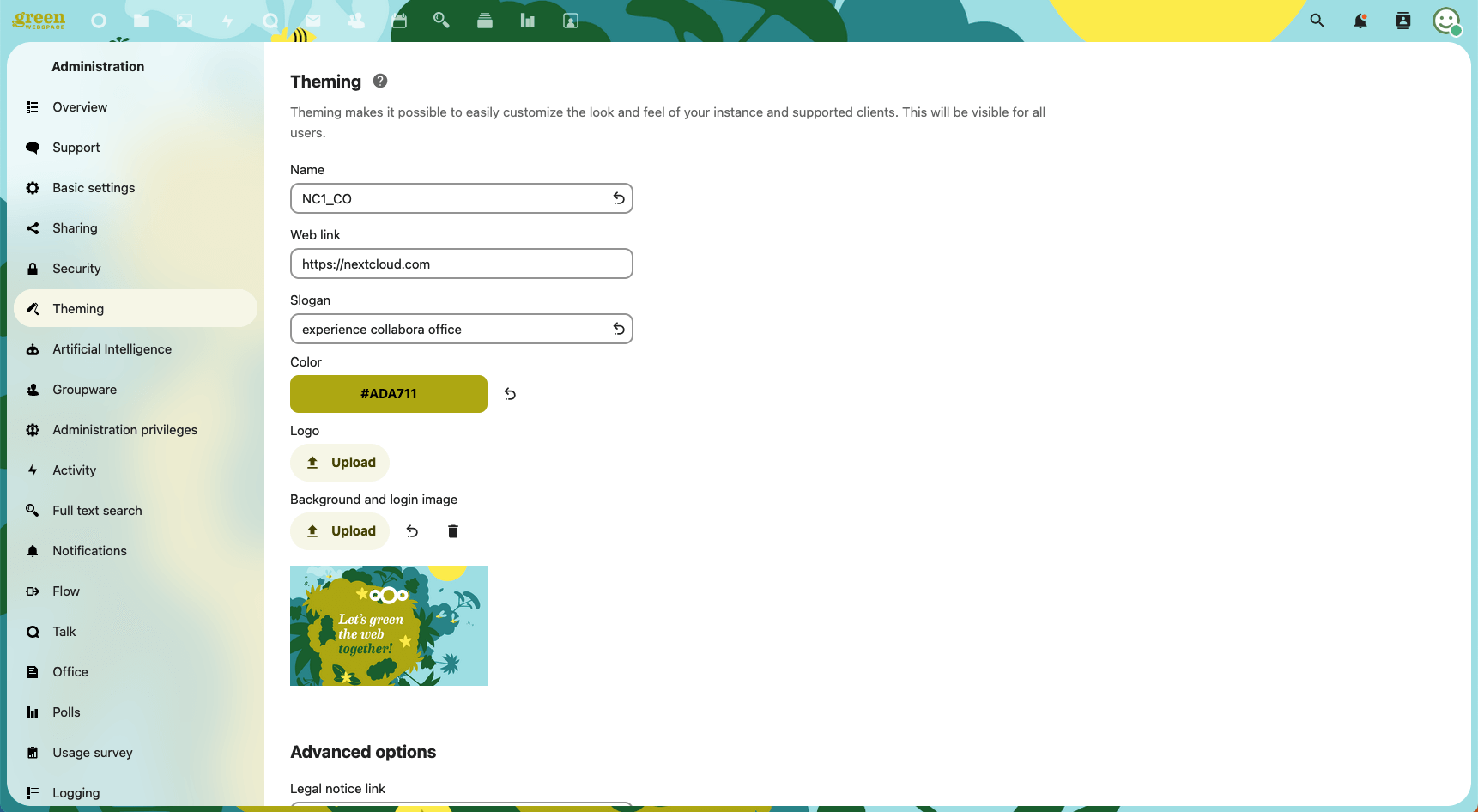 Nextcloud Theming