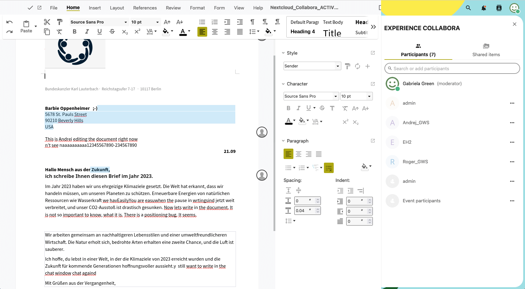 Collabora Office Talk App